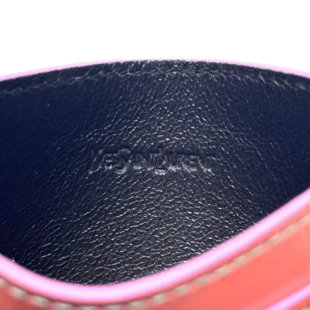 YSL Embroidered Cardholder Wallet